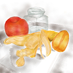 Digital Watercolor Fruit